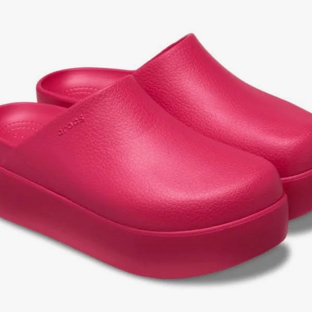 CROCS Women's Bold Pink Mules